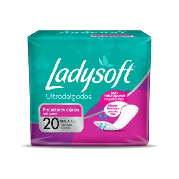 PROTECTORES DIARIOS LADYSOFT ULTRADELGADOS 20U