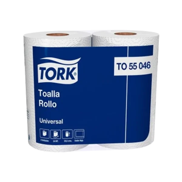 TOALLA DE PAPEL TORK DOBLE HOJA 2U