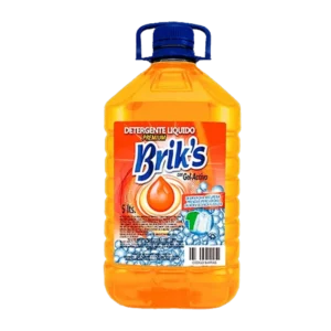 DETERGENTE LIQUIDO BRIKS NARANJA 5LT