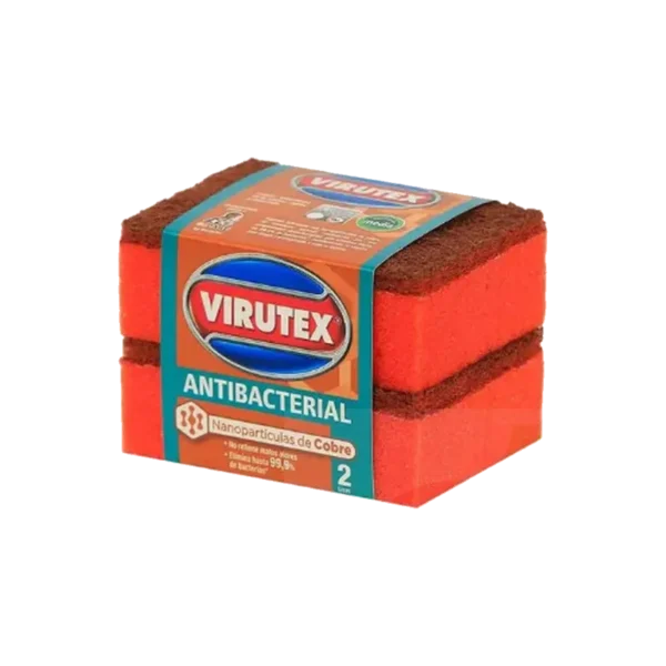 ESPONJA LISA COBRE VIRUTEX CREATIVA X2