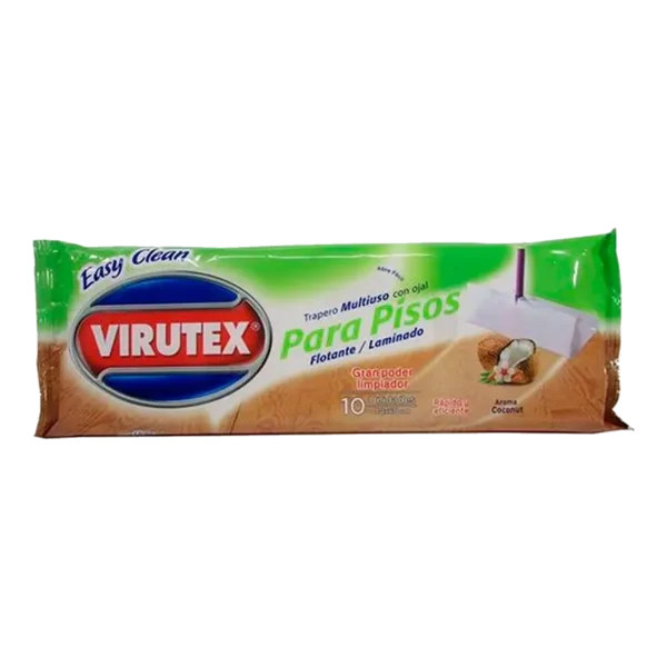 PAÑO PISO FLOTANTE C/OJAL VIRUTEX 10U