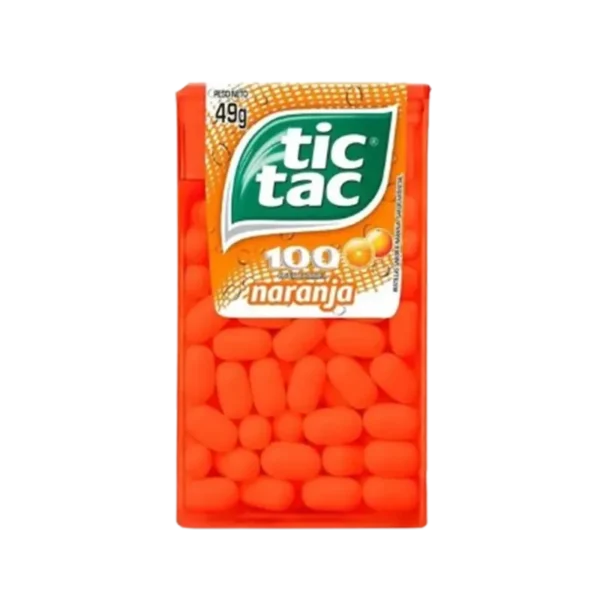 TIC TAC T100 NARANJA 49G