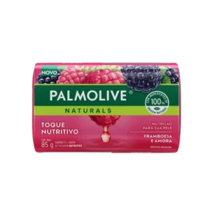JABON BARRA PALMOLIVE NATURALS FRAMBUESA MORA 85G