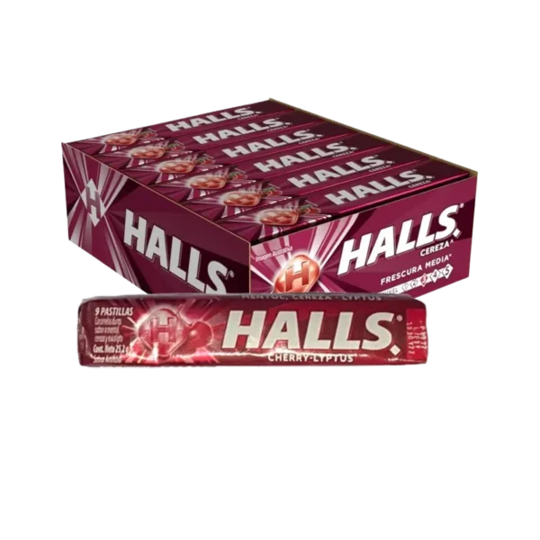 CARAMELOS HALLS CEREZA CHERRY 12U (PXDP)