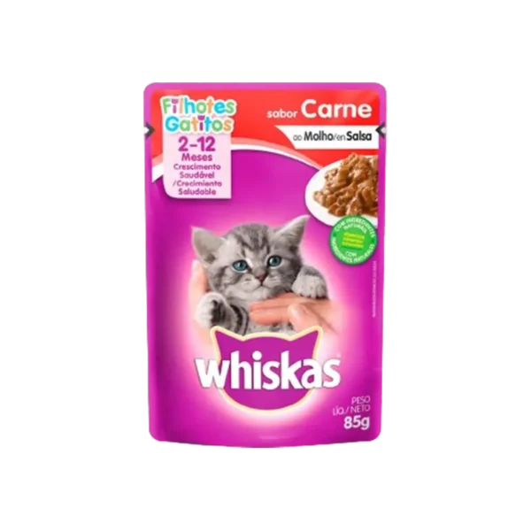 WHISKAS GATITOS CARNE 85G