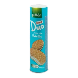 GALLETA GULLON SANDWICH MEGA DUO VAINILLA 500G