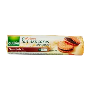 GALLETA GULLON SANDWICH SIN AZUCAR 250G