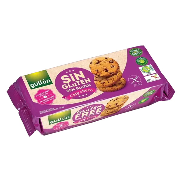 GALLETA GULLON CHOCOCHIP SIN GLUTEN SIN AZUCAR 130G