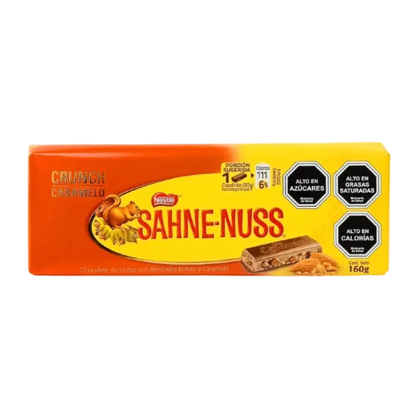 CHOCOLATE SAHNE NUSS CRUNCH CARAMEL 160G