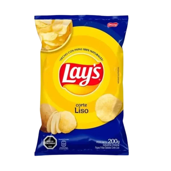 PAPAS LAYS CORTE LISO 200G