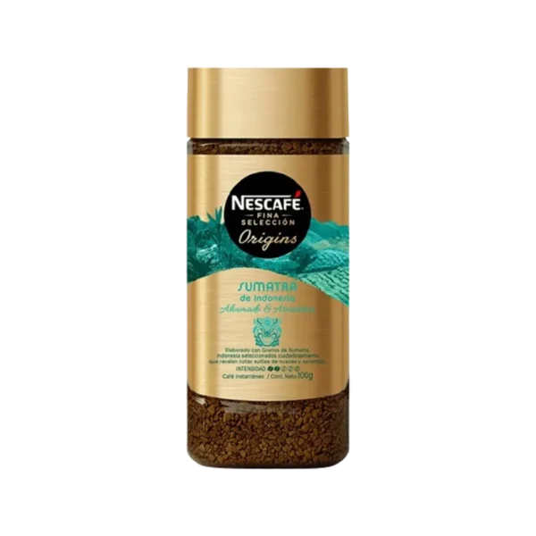 CAFE NESCAFE FINA SELECCION SUMATRA FRASCO 100G