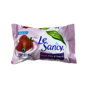 JABON BARRA LE SANCY FRUTOS ROJOS AND YOGHURT 90G
