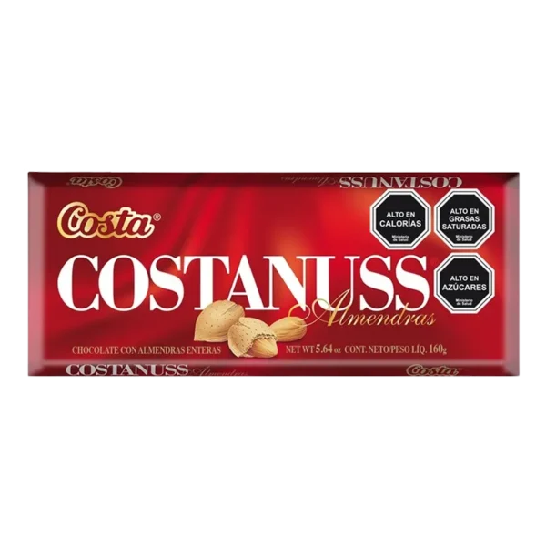 CHOCOLATE COSTANUSS ALMENDRAS 160G