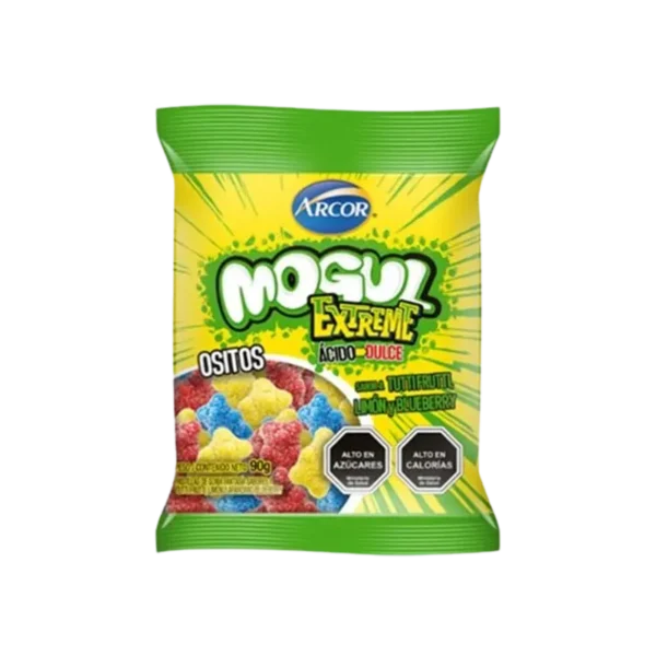 GOMITAS MOGUL EXTREME OSITO ACIDO DULCE 90G