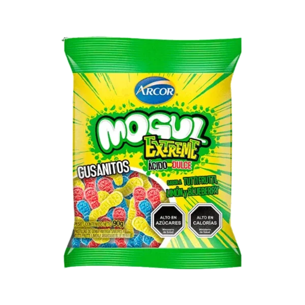 GOMITAS MOGUL GUSANITO EXTREME ACIDO DULCE 90G