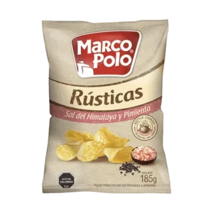 PAPAS FRITAS RUSTICAS SAL PIMIENTA MARCO POLO 185G