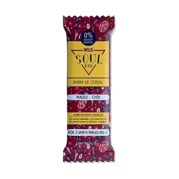 WILD SOUL BAR REGULAR MAQUI CHIA 35G