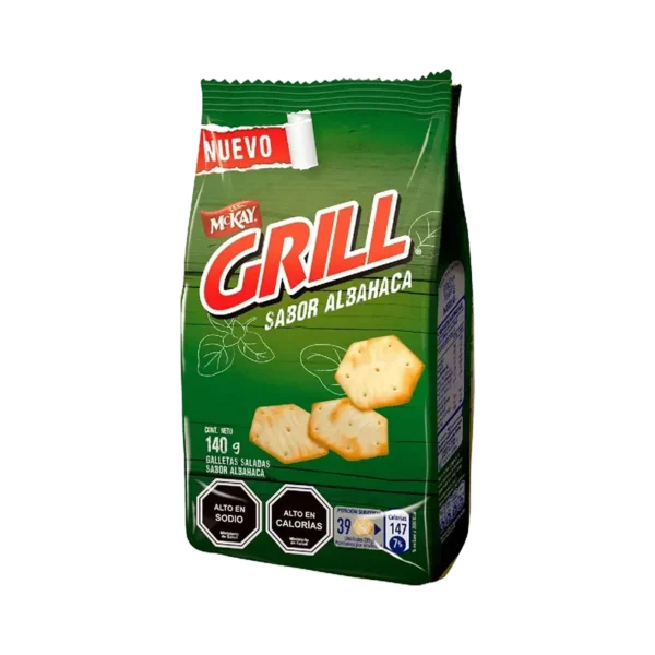 GALLETA MCKAY GRILL ALBAHACA 140G