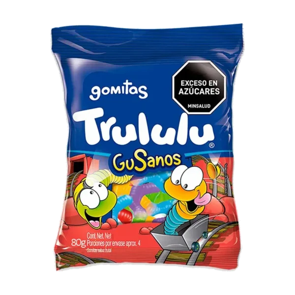 GOMITAS TRULULU GUSANO DULCE 80G