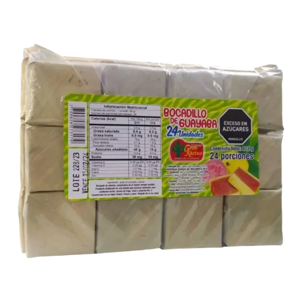 BOCADILLO DE GUAYABA GUAVA EN HOJA 24U (PXDP)