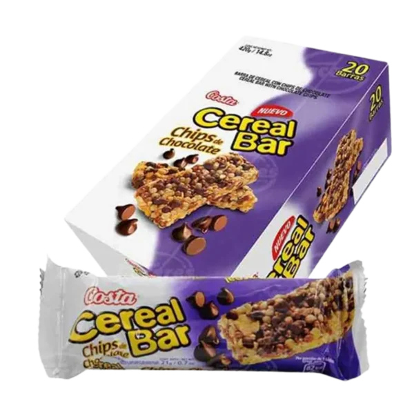 CEREAL BAR CHIPS DE CHOCOLATE 21G DISPLAY 20U (PXDP)