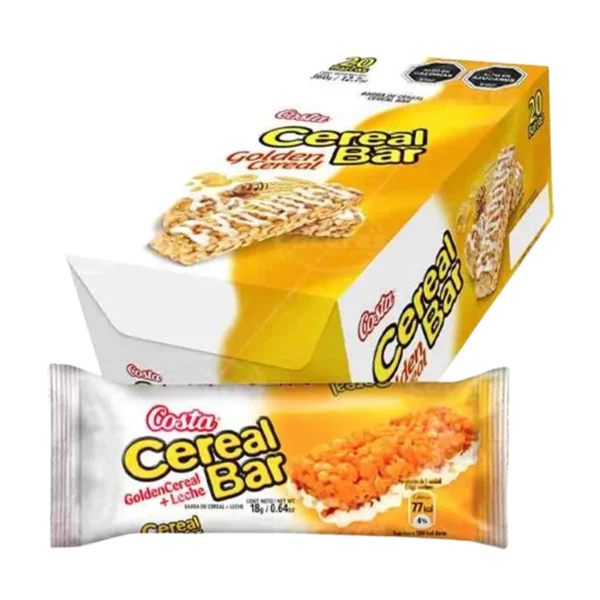 CEREAL BAR GOLDEN CEREAL 18G DISPLAY 20U (PXDP)
