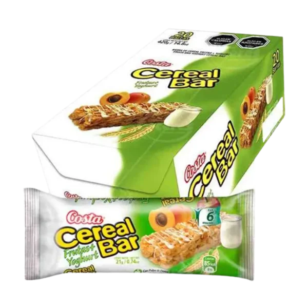 CEREAL BAR FRUTAS+YOGHURT 21G DISPLAY 20U