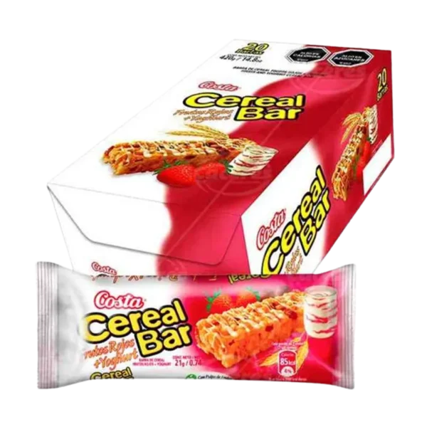 CEREAL BAR FRUTOS ROJOS+YOGHURT 21G DISPLAY 20U (PXDP)