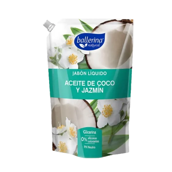 JABON LIQUIDO BALLERINA COCO/JAZMIN D/P 900ML
