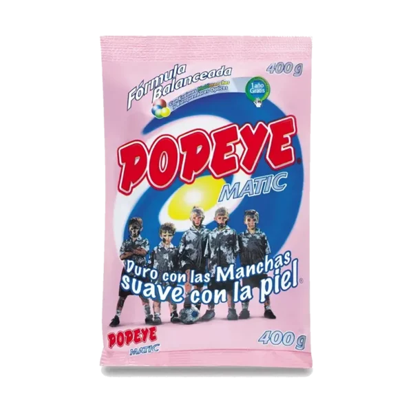 DETERGENTE POLVO POPEYE BOLSA 400G