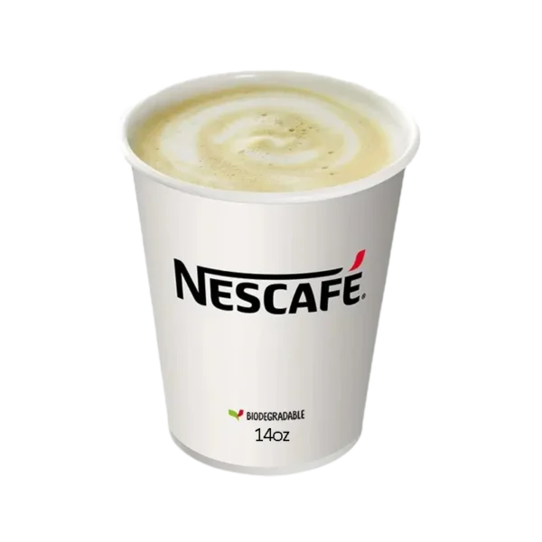 VASO CUBIERTO NESCAFE MEDIANO 14oz PAQUETE DE 25u