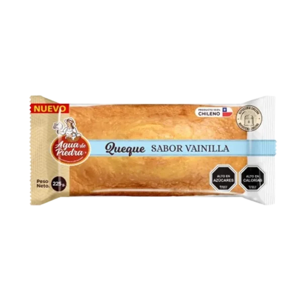 QUEQUE AGUA DE PIEDRA VAINILLA 225G
