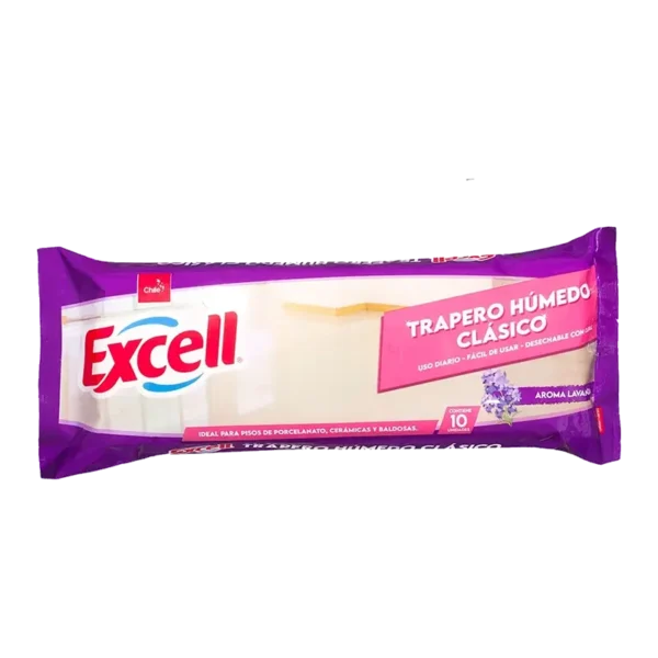 TRAPERO HUMEDO CLASIC LAVANDA EXCELL 10u