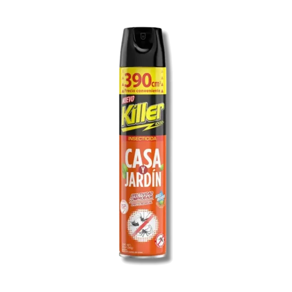 INSECTICIDA KILLER CASA Y JARDIN 390CC