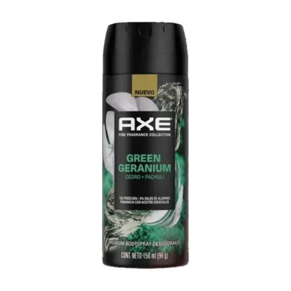 DESODORANTE SPRAY AXE PREMIUM GREEN GERANIUM 150ML