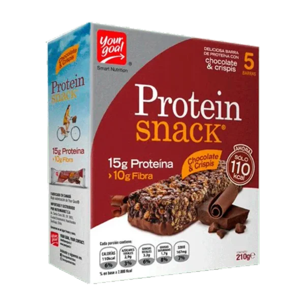 BARRA YG CHOCOLATE CRISPIS 42GR X 5u