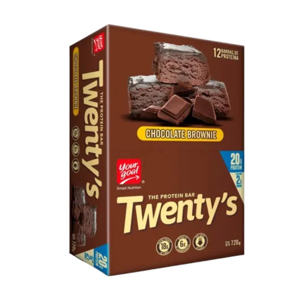 BARRA YG TWENTY CHOCOLATE BROWNIE 60G X 12u