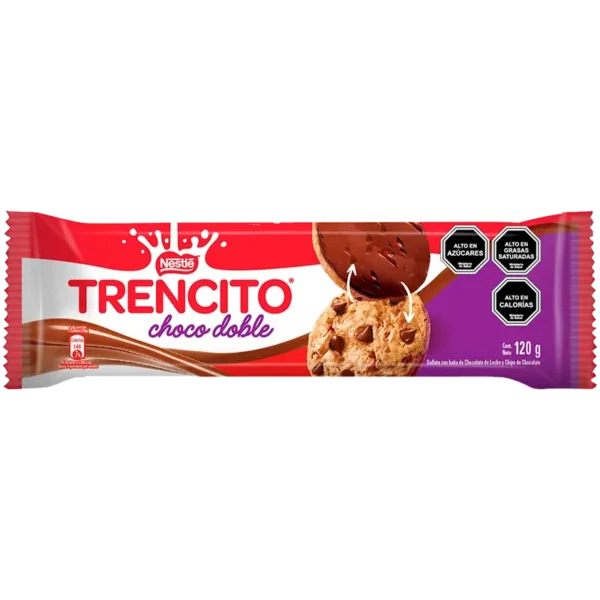 GALLETA TRENCITO CHOCO DOBLE 120G