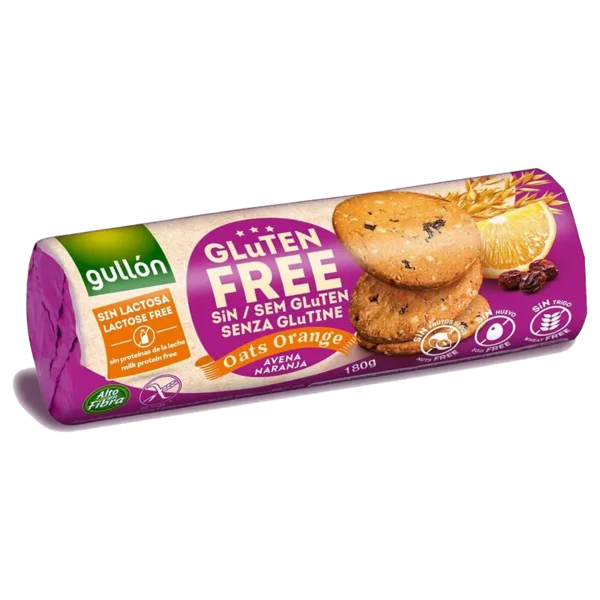 GALLETA GULLON NARANJA SIN GLUTEN 180G