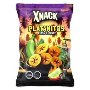 PLATANITOS XNACK LIMON PICANTE 135G