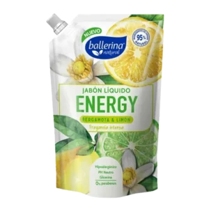 JABON LIQUIDO BALLERINA ENERGY BERGAMOTA & LIMON 750ML