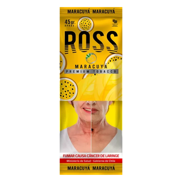 TABACO PARA ENRROLAR ROSS MARACUYA 45G