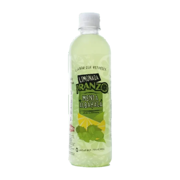 LIMONADAS PRANZO PET MENTA ALBAHACA 500ML