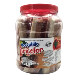 BOCADILLO TRICOLOR GRAN KACTUS TARRO DE 50U