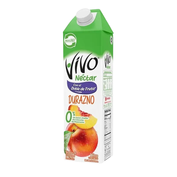 NECTAR VIVO DURAZNO 1LT