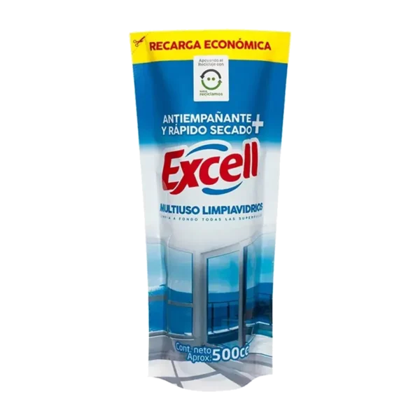 LIMPIAVIDRIOS MULTIUSO EXCELL DOYPACK 500CC