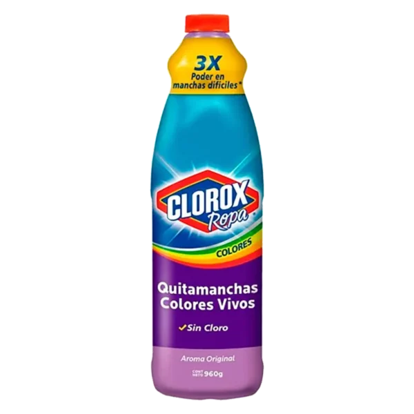 QUITAMANCHAS CLOROX COLORES VIVOS ROPA COLOR 960CC