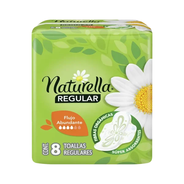 TOALLAS REGULARES NATURELLA CON ALAS 8U