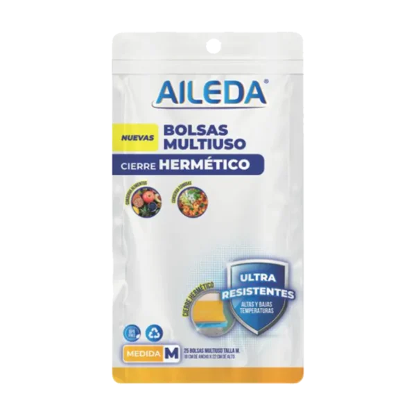 BOLSAS MULTIUSO CIERRE HERMETICO AILEDA TALLA M 25U