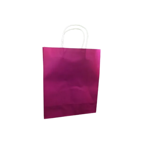 BOLSA REGALO KRAFT FUCSIA 25X33 CM